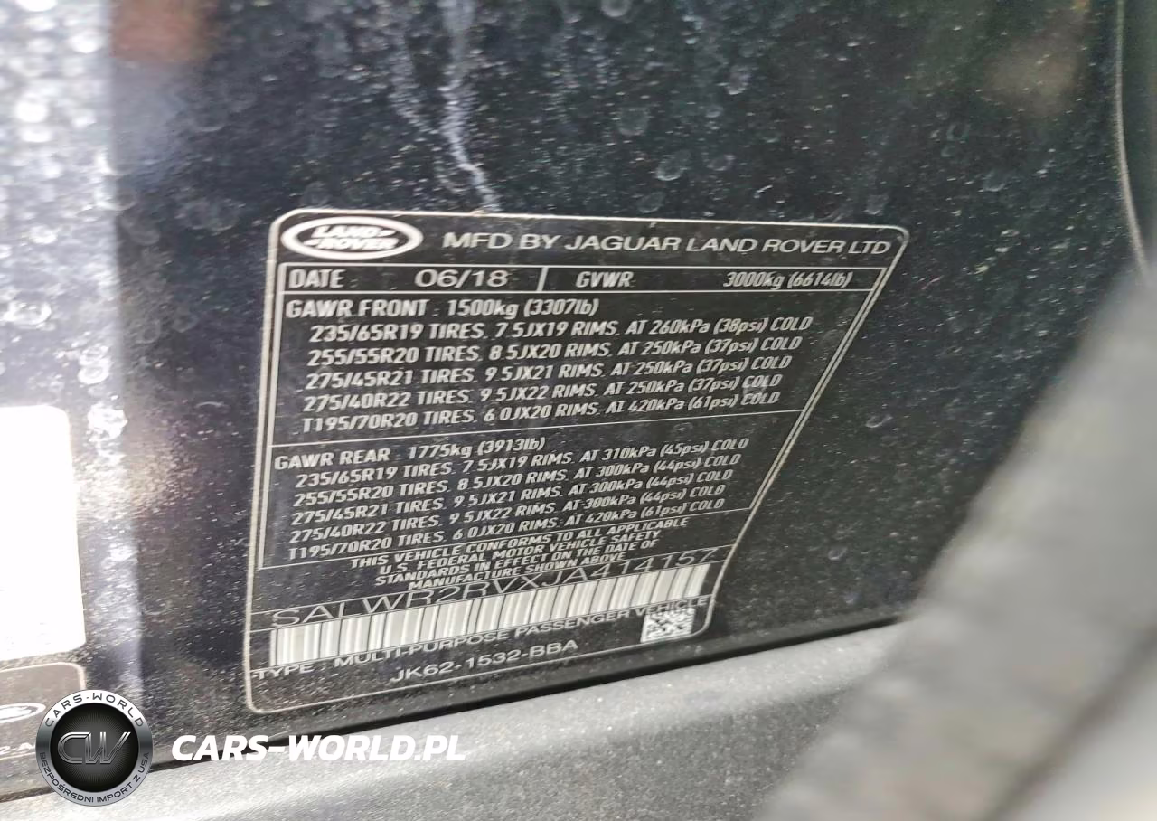 2018 Land Rover Range Rover Sport Hse VIN:SALWR2RVXJA414157 - 12