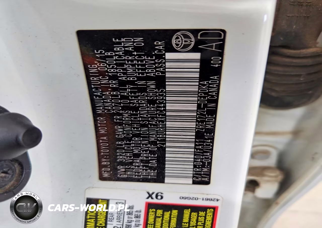 2015 Toyota Corolla L VIN:2T1BURHEXFC443935 - 13