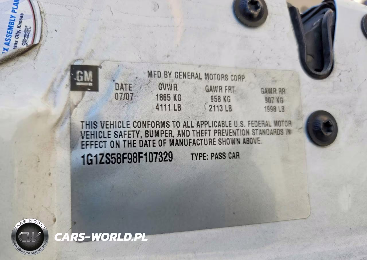 2008 Chevrolet Malibu Ls VIN:1G1ZS58F98F107329 - 12