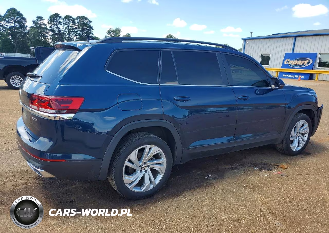 2021 Volkswagen Atlas Se VIN:1V2HR2CA6MC553702 - 3