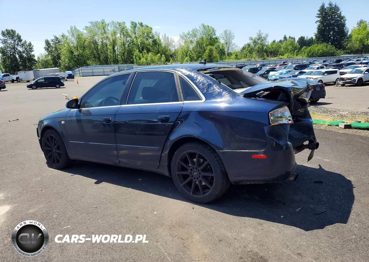 2007 Audi A4 2.0T Quattro VIN:WAUDF78E57A038866 - 2
