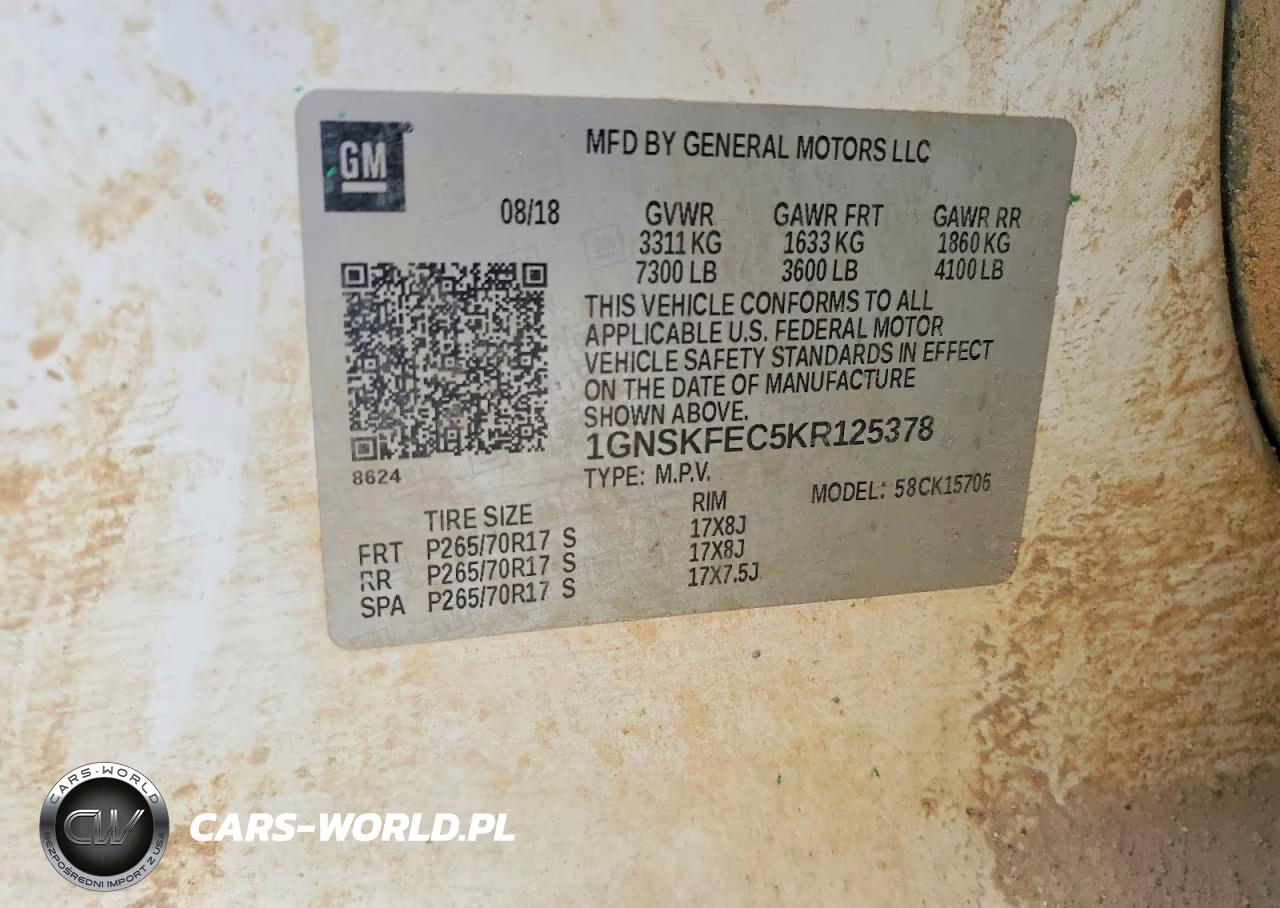 2019 Chevrolet Tahoe Special VIN:1GNSKFEC5KR125378 - 13