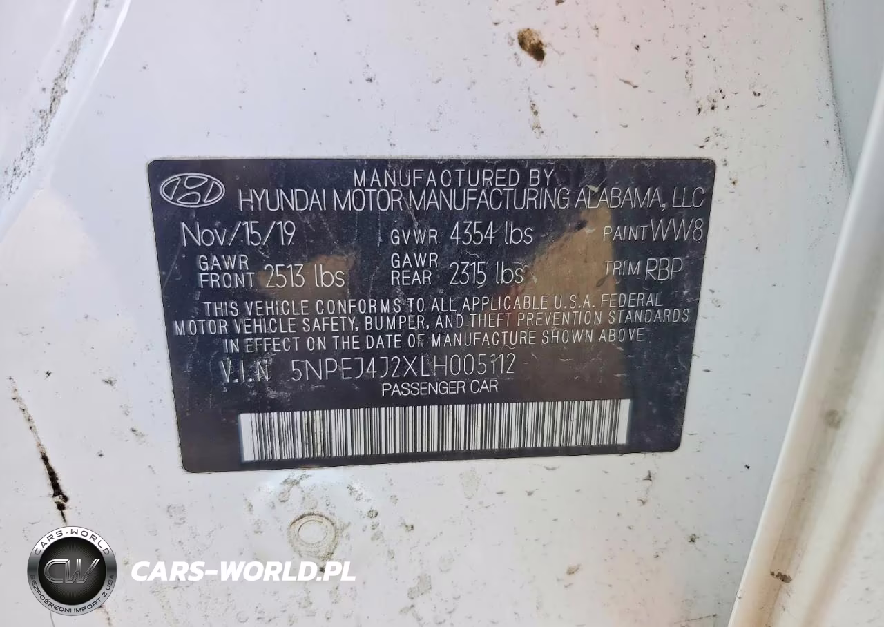 2020 Hyundai Sonata Sel Plus VIN:5NPEJ4J2XLH005112 - 12