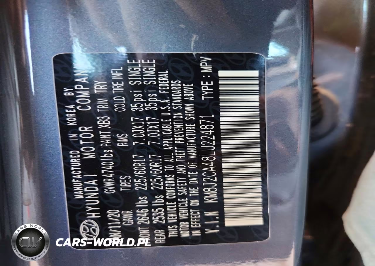 2020 Hyundai Tucson Se VIN:KM8J2CA48LU224871 - 13