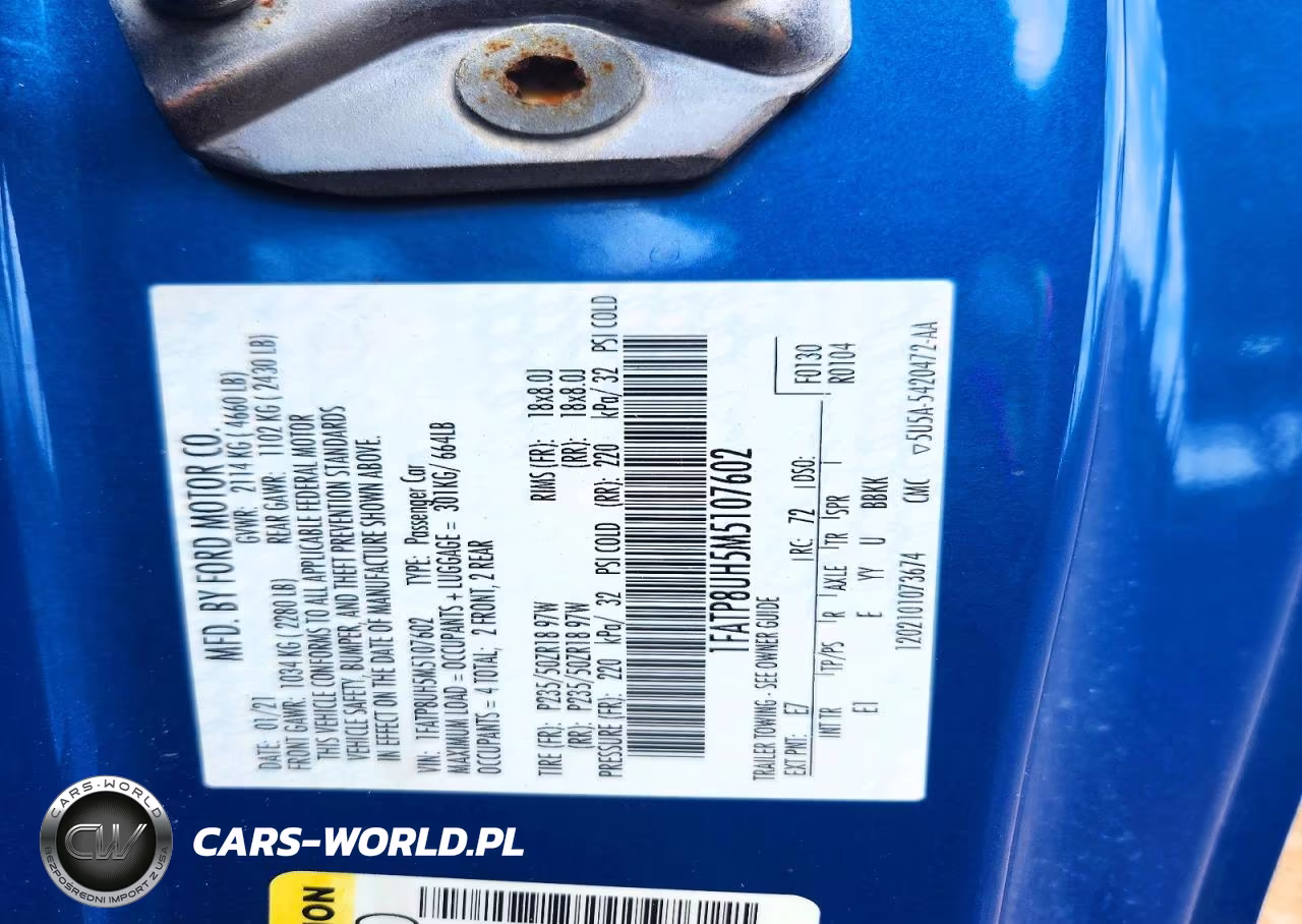 2021 Ford Mustang VIN:1FATP8UH5M5107602 - 13