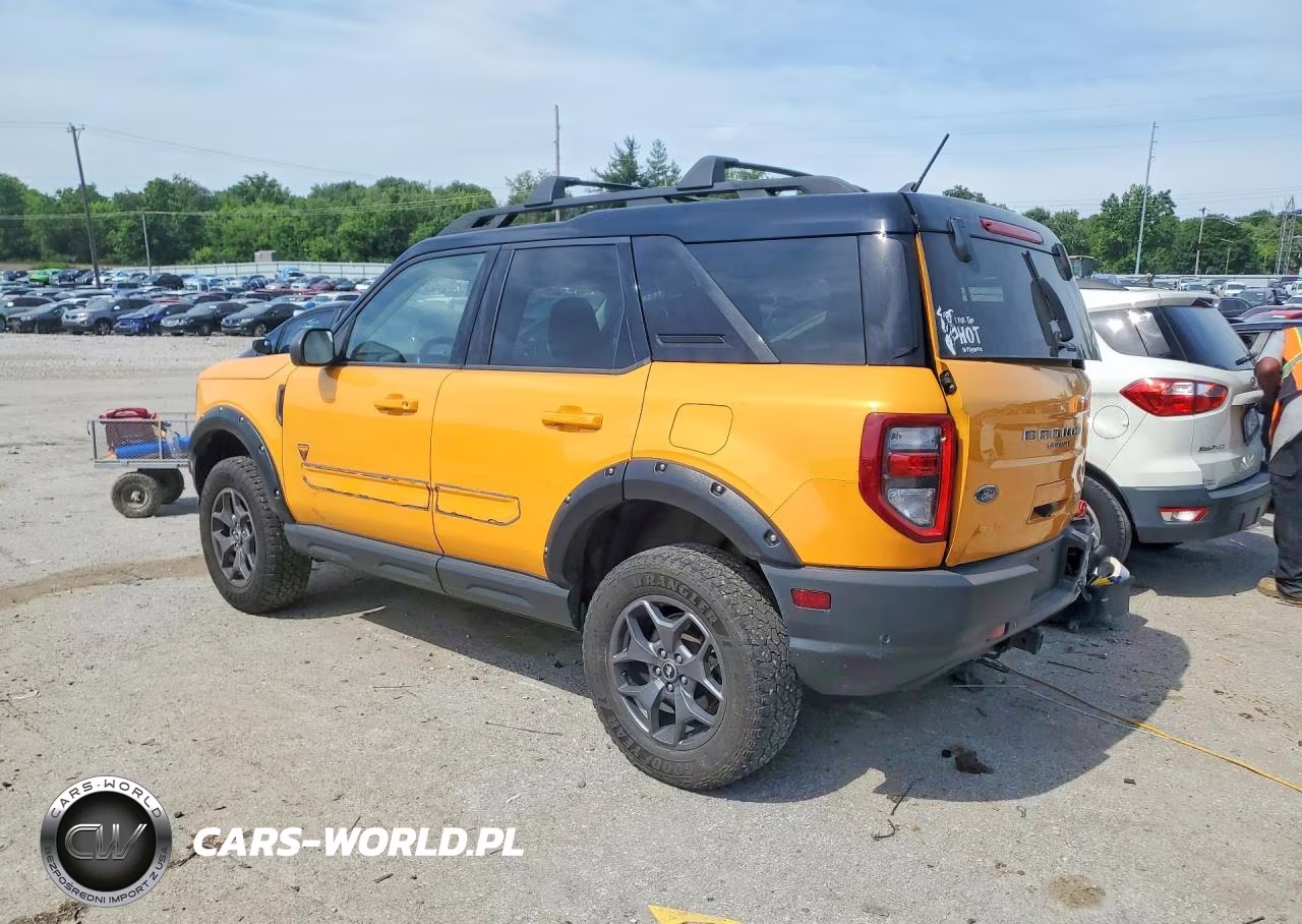 2021 Ford Bronco Sport Badlands VIN:3FMCR9D97MRA87381 - 2