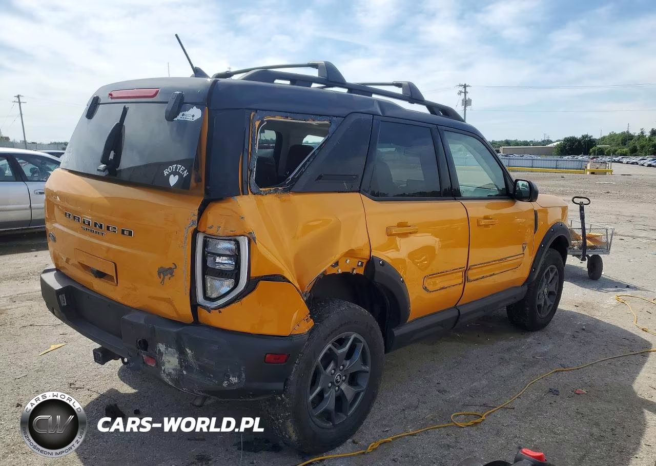 2021 Ford Bronco Sport Badlands VIN:3FMCR9D97MRA87381 - 3