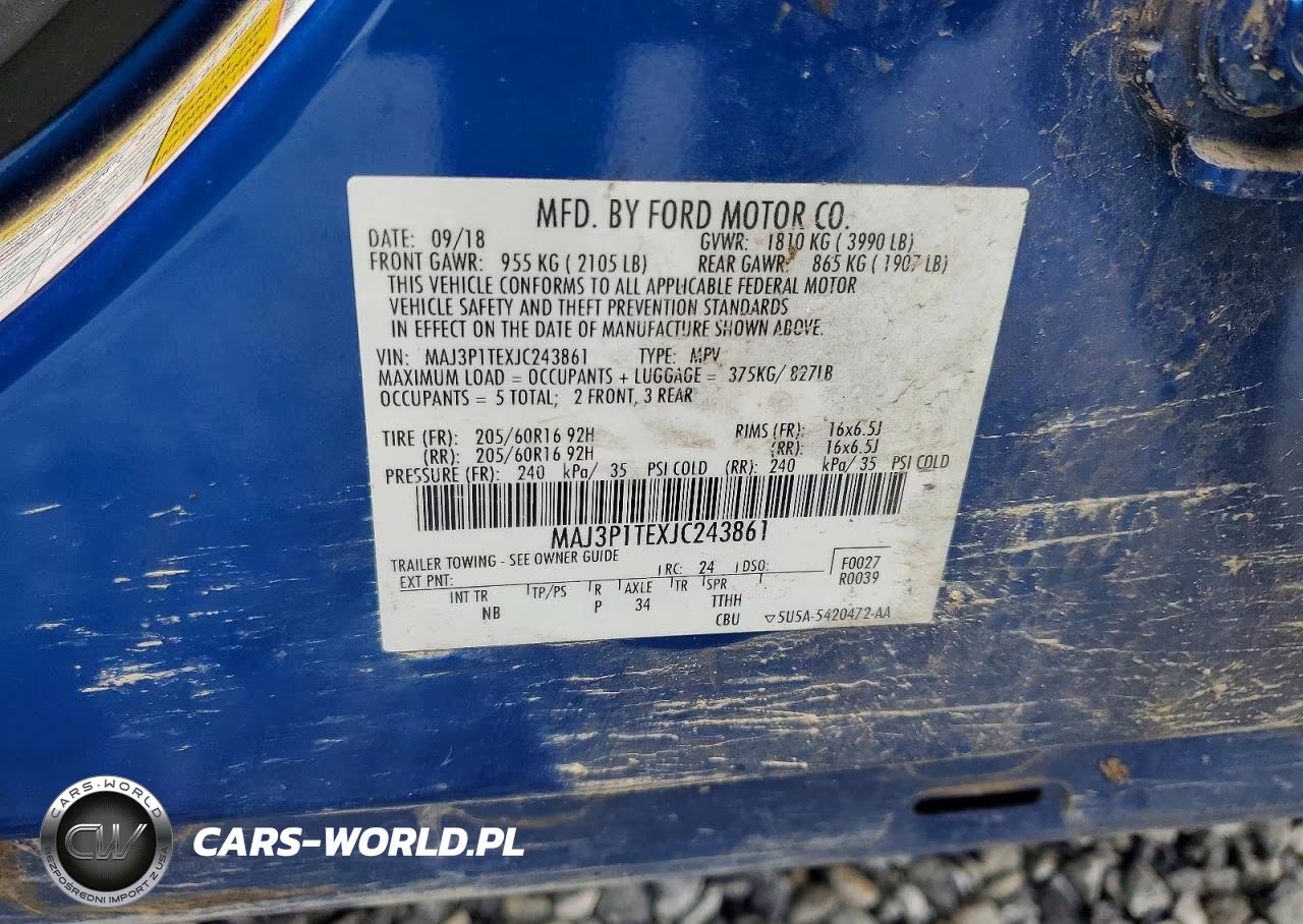 2018 Ford Ecosport Se VIN:MAJ3P1TEXJC243861 - 13