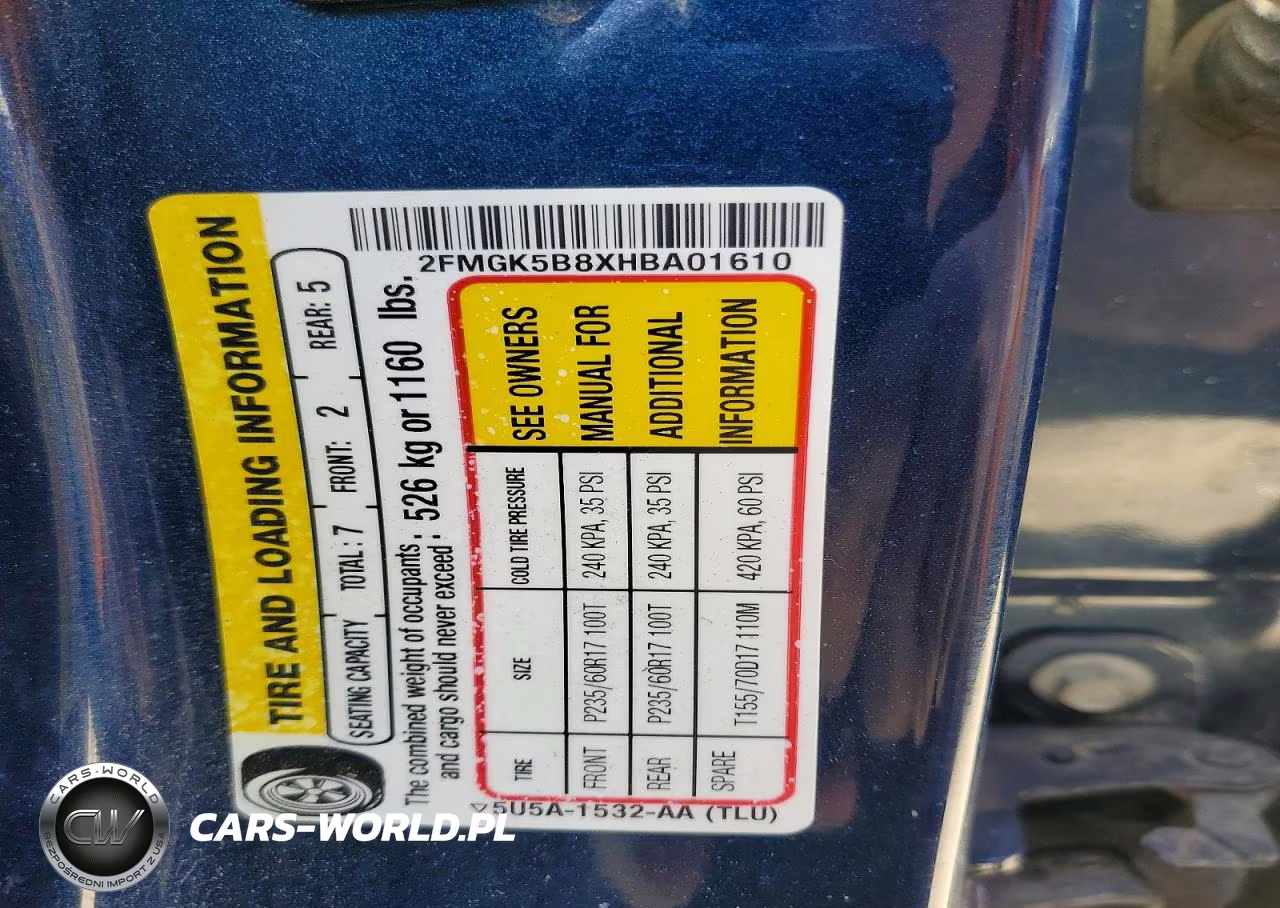 2017 Ford Flex Se VIN:2FMGK5B8XHBA01610 - 14