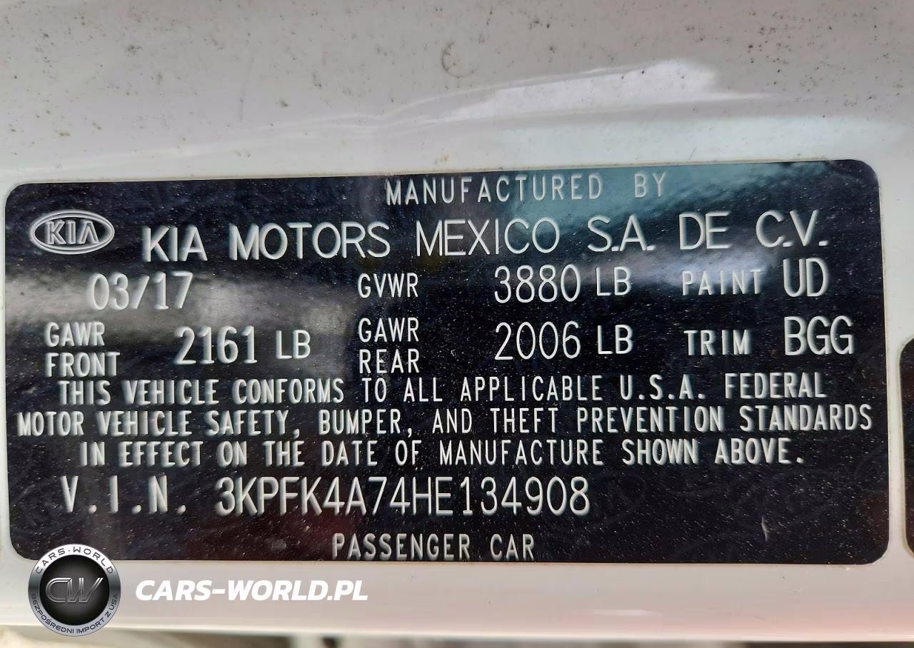 2017 Kia Forte Lx VIN:3KPFK4A74HE134908 - 13