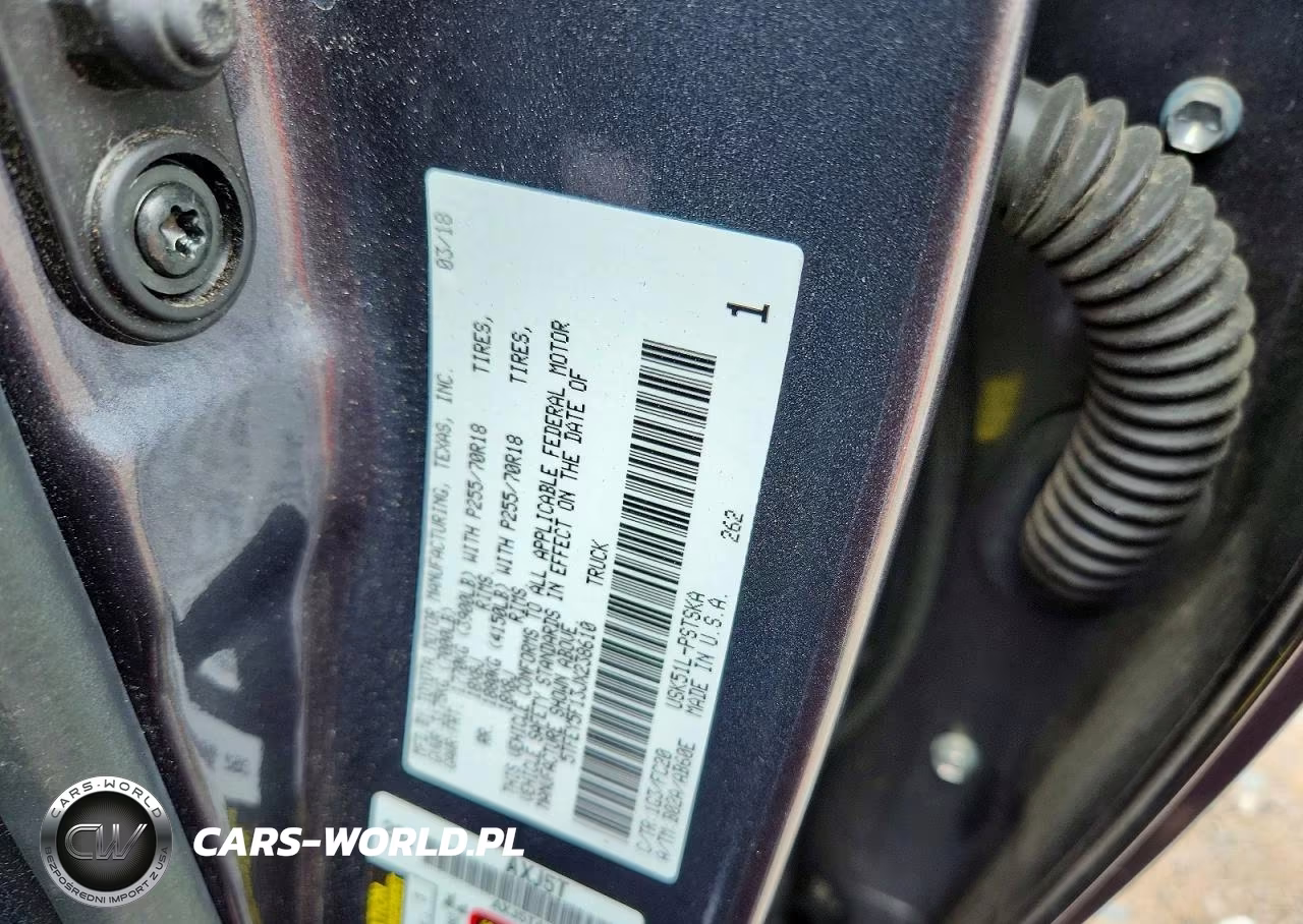 2018 Toyota Tundra Crewmax Sr5 VIN:5TFEY5F13JX238610 - 12