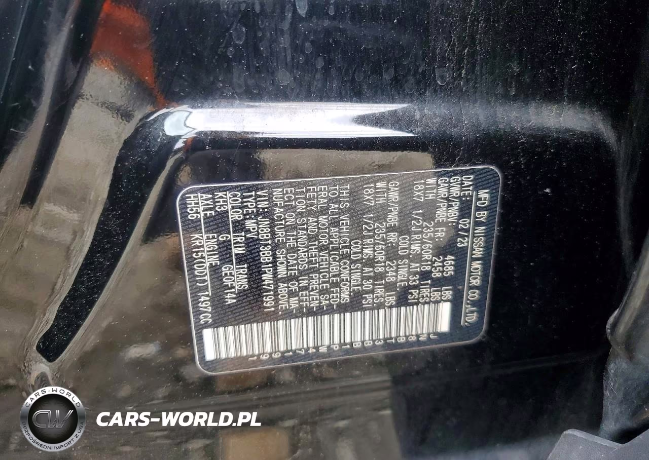 2023 Nissan Rogue Sv VIN:JN8BT3BB1PW471991 - 13