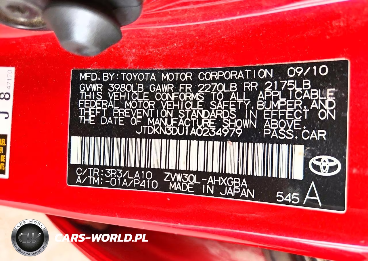2010 Toyota Prius Iv VIN:JTDKN3DU1A0234979 - 12