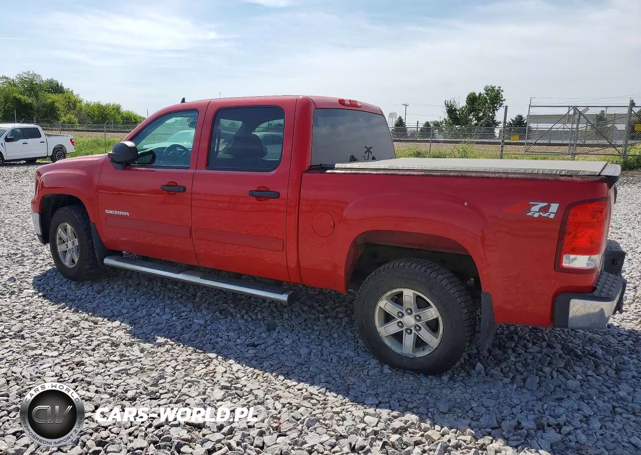 2012 GMC Sierra K1500 Sle VIN:3GTP2VE76CG156491 - 2
