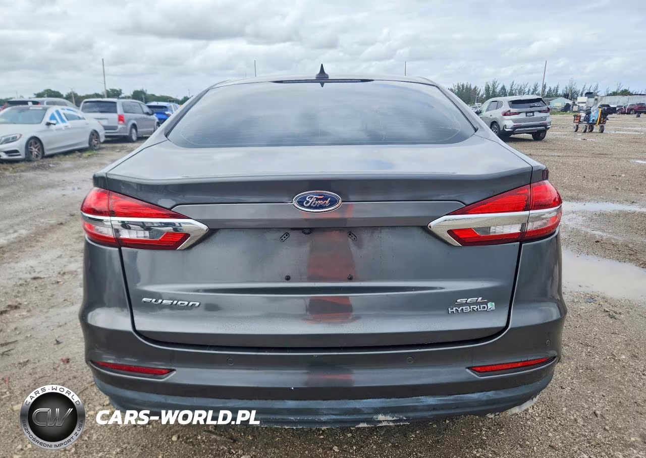 2019 Ford Fusion Sel VIN:3FA6P0MU6KR137357 - 6