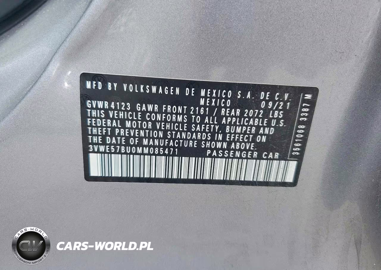 2021 Volkswagen Jetta Sel VIN:3VWE57BU0MM085471 - 12