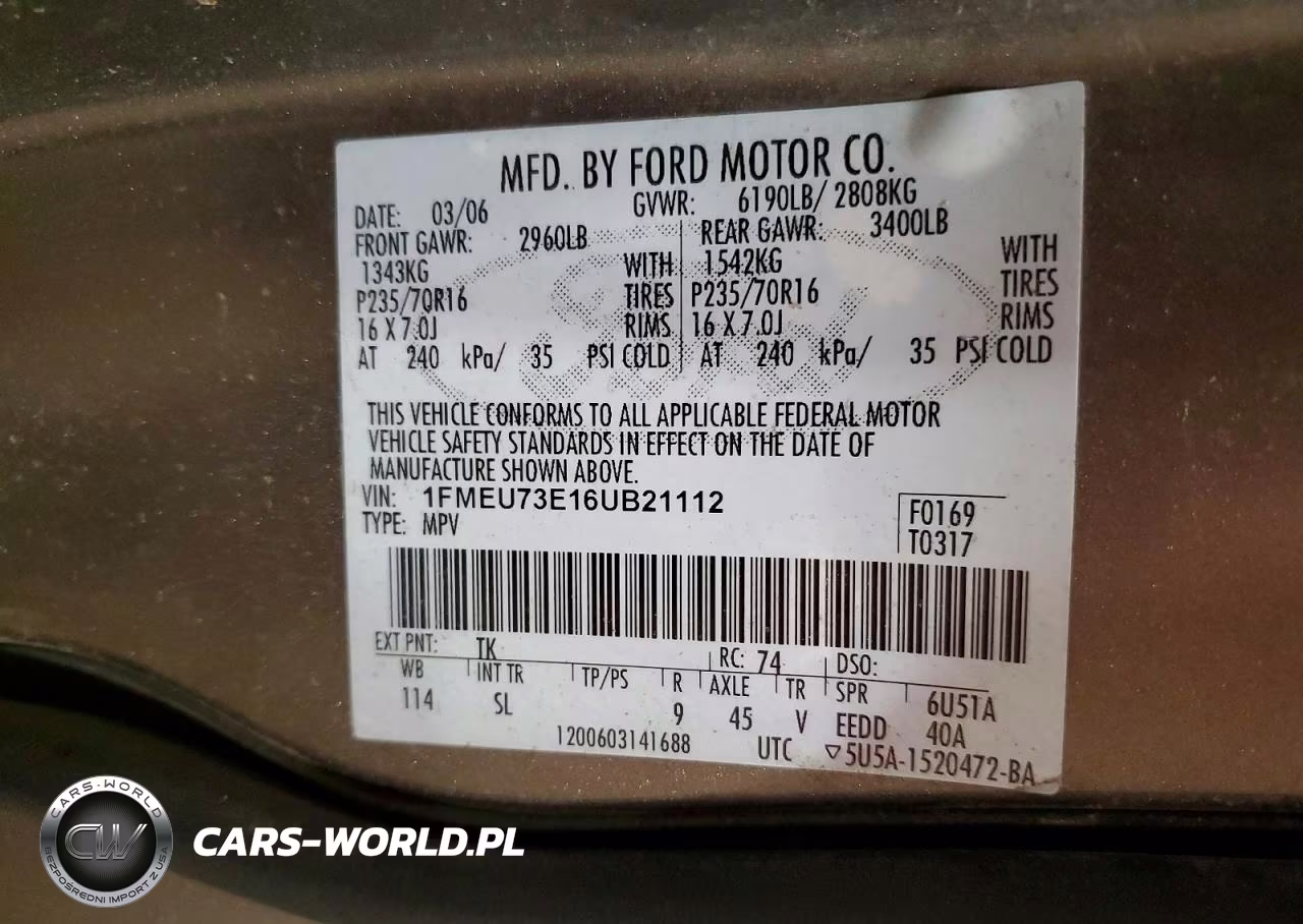 2006 Ford Explorer Xlt VIN:1FMEU73E16UB21112 - 13