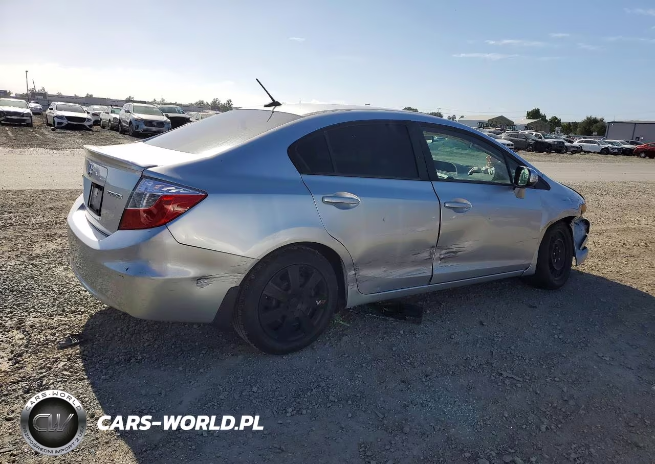 2012 Honda Civic Hybrid L VIN:JHMFB4F33CS009814 - 3