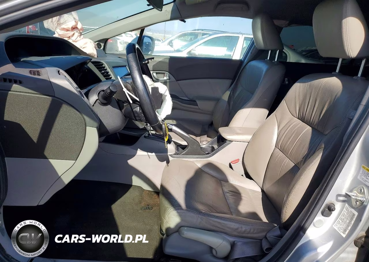 2012 Honda Civic Hybrid L VIN:JHMFB4F33CS009814 - 7