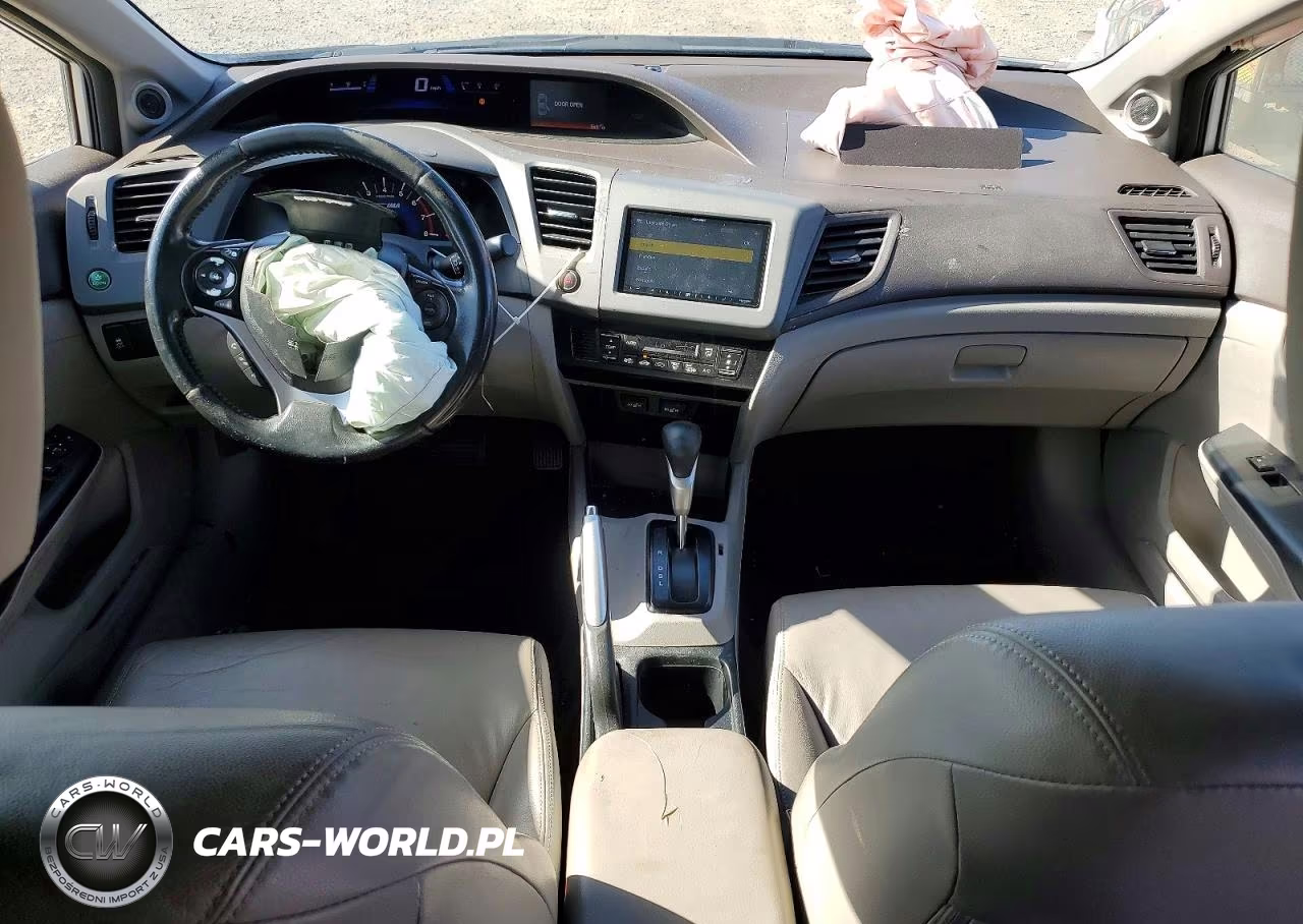 2012 Honda Civic Hybrid L VIN:JHMFB4F33CS009814 - 8