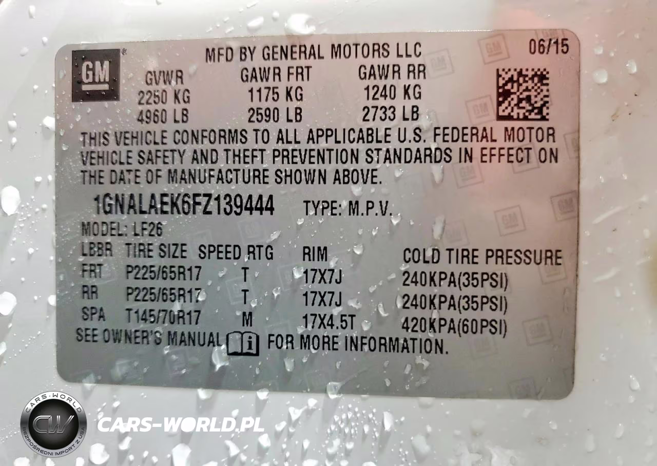 2015 Chevrolet Equinox Ls VIN:1GNALAEK6FZ139444 - 13