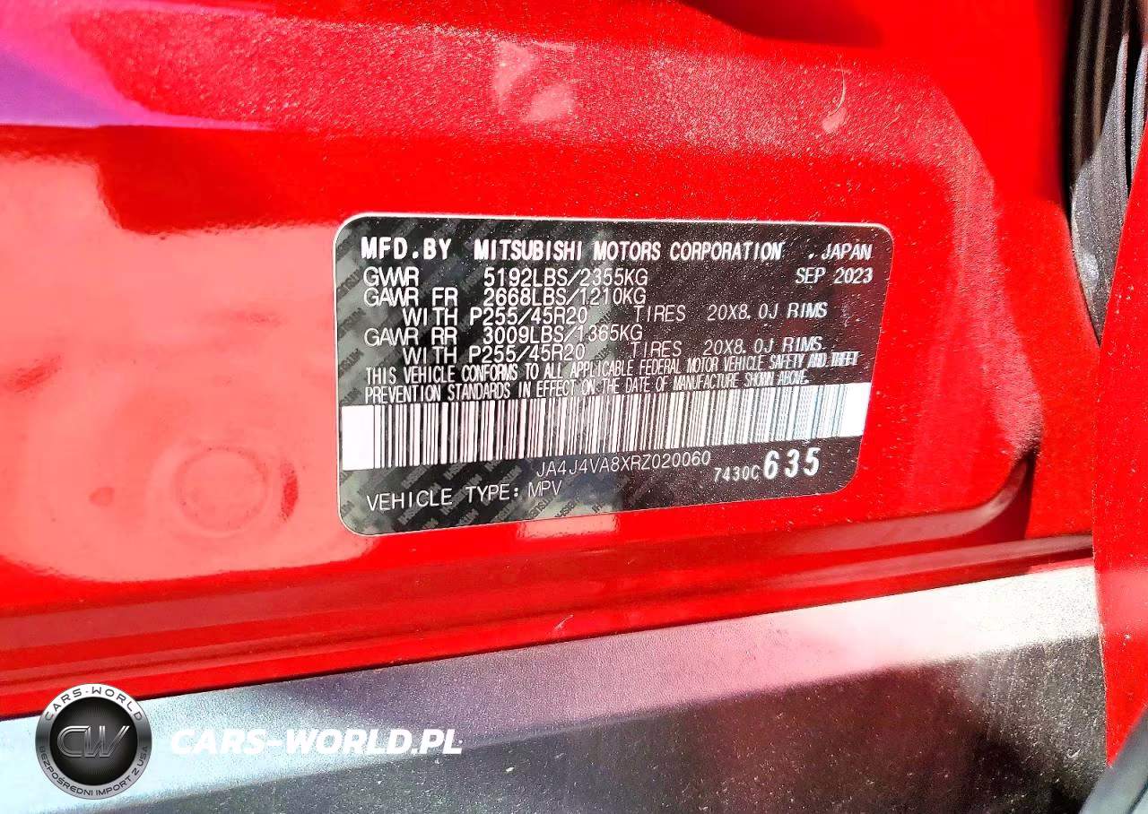 2024 Mitsubishi Outlander Se VIN:JA4J4VA8XRZ020060 - 14