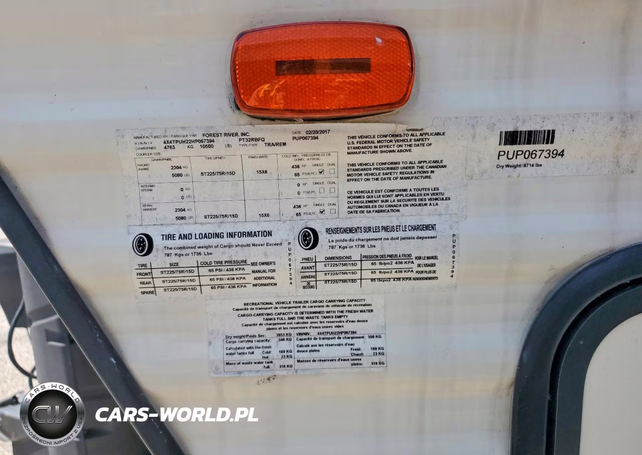2017 Puma Recreational Vehicle (Rv) VIN:4X4TPUH22HP067394 - 10