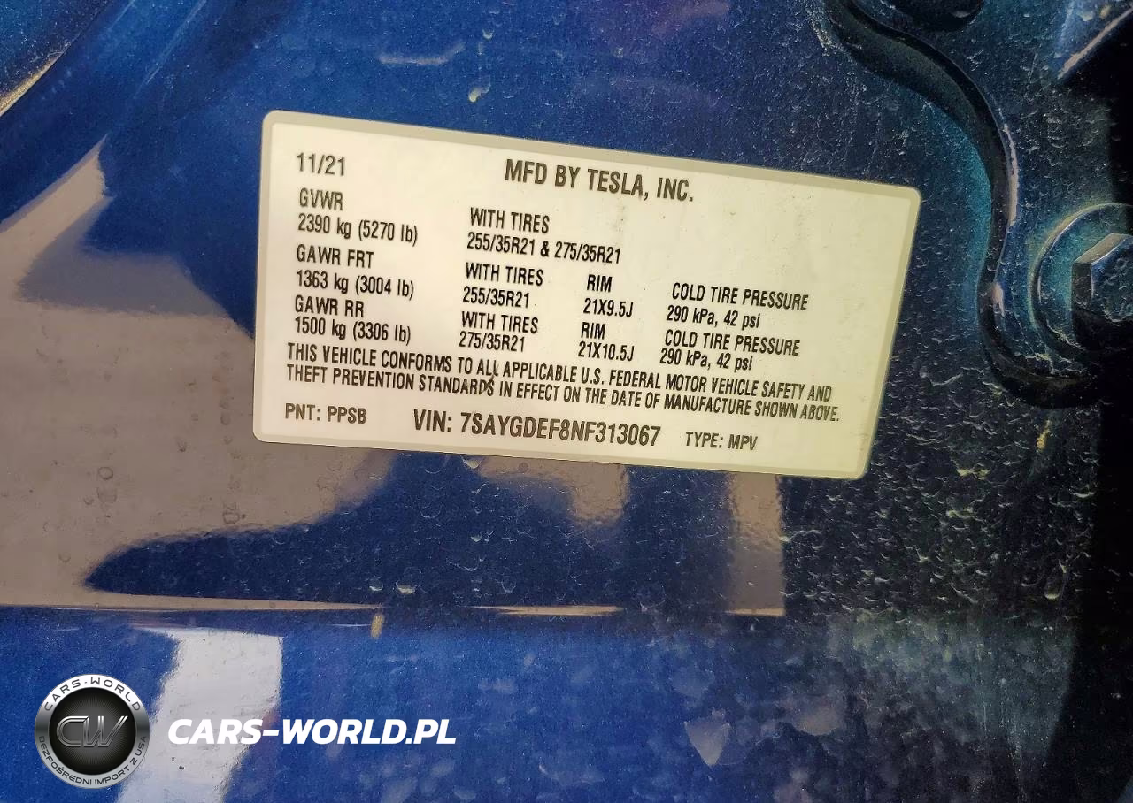 2022 Tesla Model Y VIN:7SAYGDEF8NF313067 - 12
