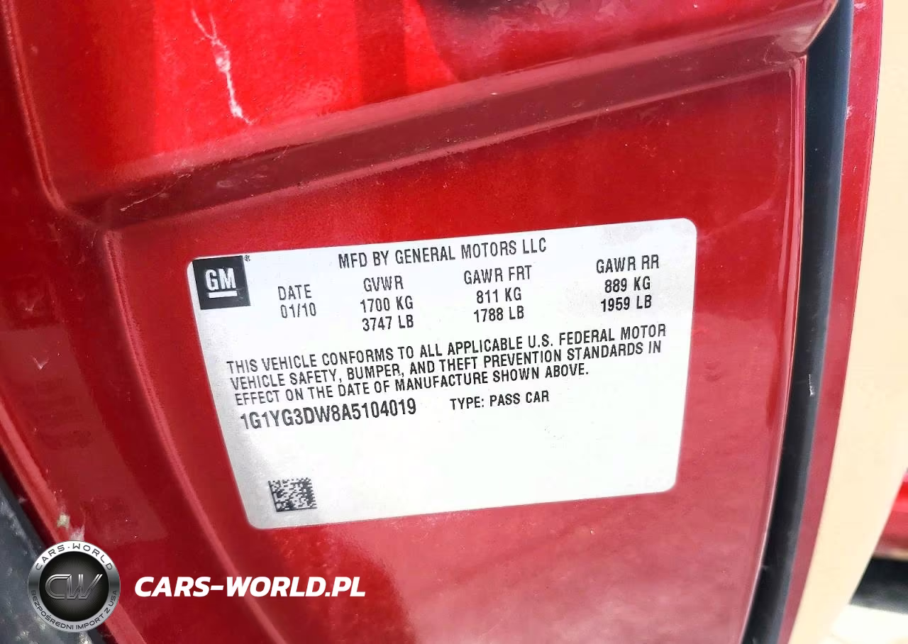 2010 Chevrolet Corvette VIN:1G1YG3DW8A5104019 - 12