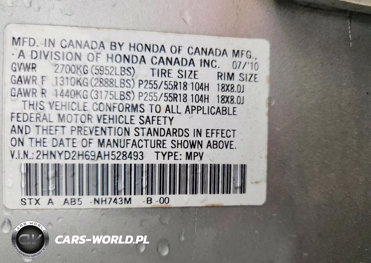 2010 Acura Mdx Technology VIN:2HNYD2H69AH528493 - 13