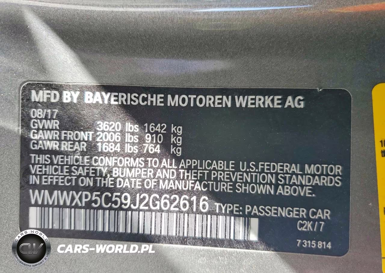 2018 Mini Cooper VIN:WMWXP5C59J2G62616 - 14
