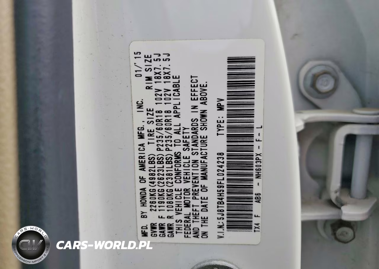 2015 Acura Rdx Technology VIN:5J8TB4H59FL024238 - 13