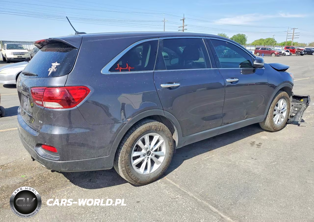 2019 Kia Sorento Lx V6 VIN:5XYPG4A51KG468313 - 3