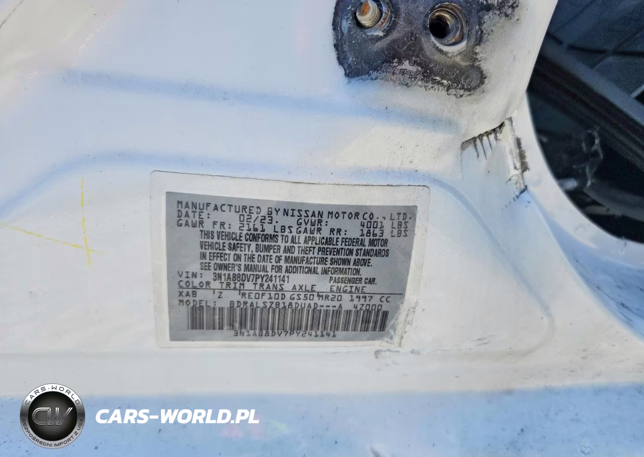 2023 Nissan Sentra Sr VIN:3N1AB8DV7PY241141 - 13