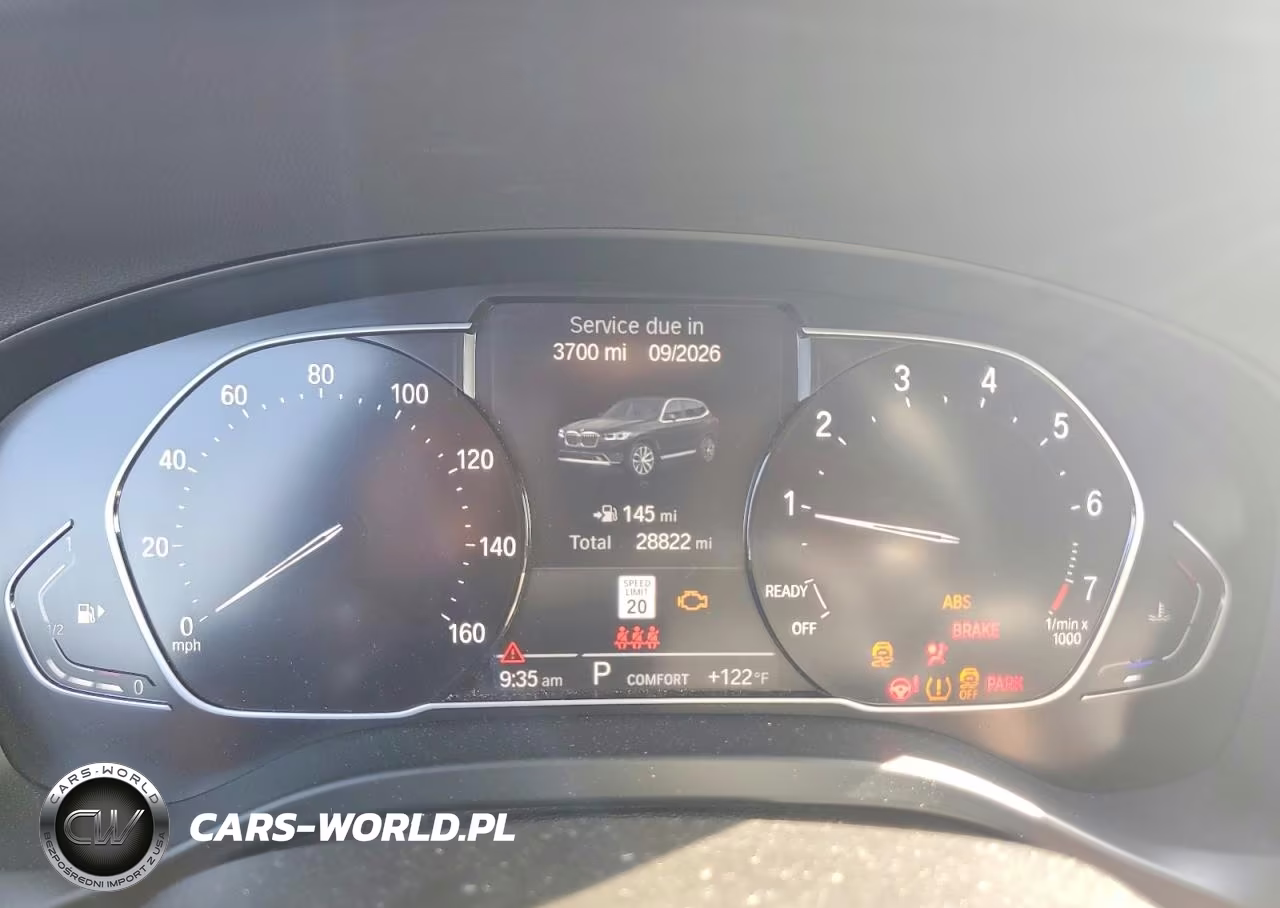 2022 BMW X3 xDrive30I VIN:WBX57DP00NN162304 - 9