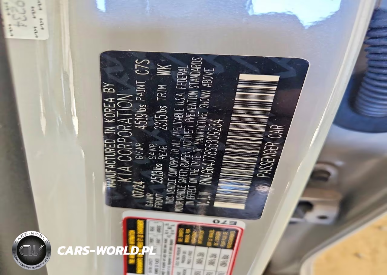2025 Kia K5 Gt Line VIN:KNAG64J78S5309234 - 12