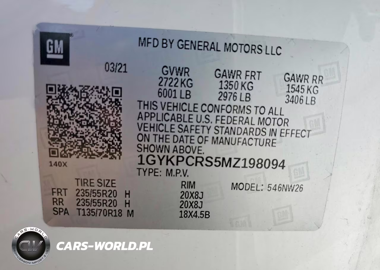 2021 Cadillac Xt6 Premium Luxury VIN:1GYKPCRS5MZ198094 - 14