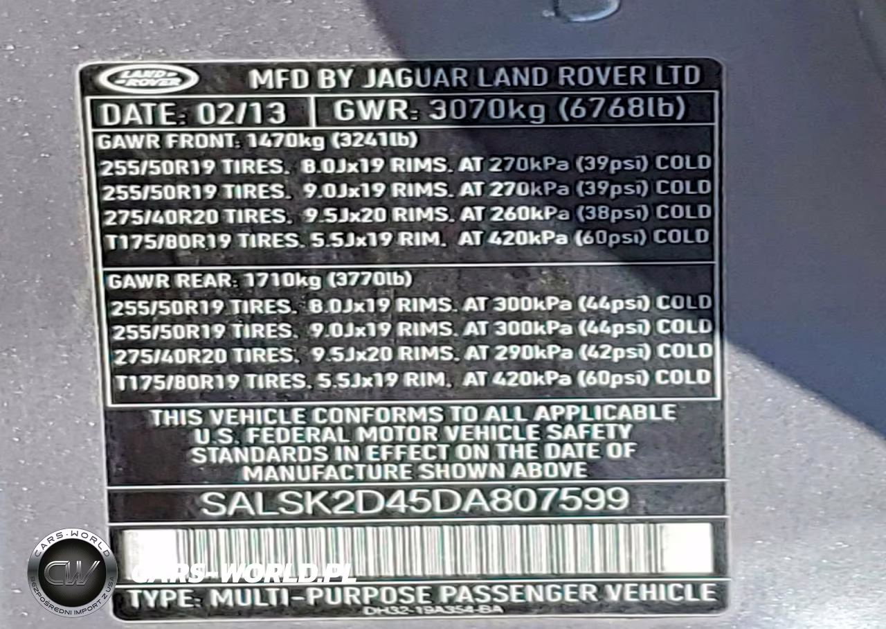 2013 Land Rover Range Rover Sport Hse Luxury VIN:SALSK2D45DA807599 - 13