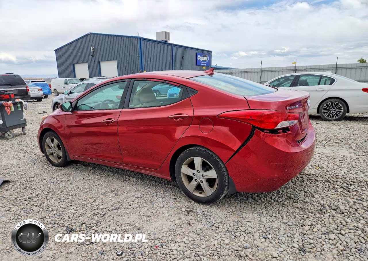 2013 Hyundai Elantra Gls VIN:KMHDH4AE6DU796341 - 2