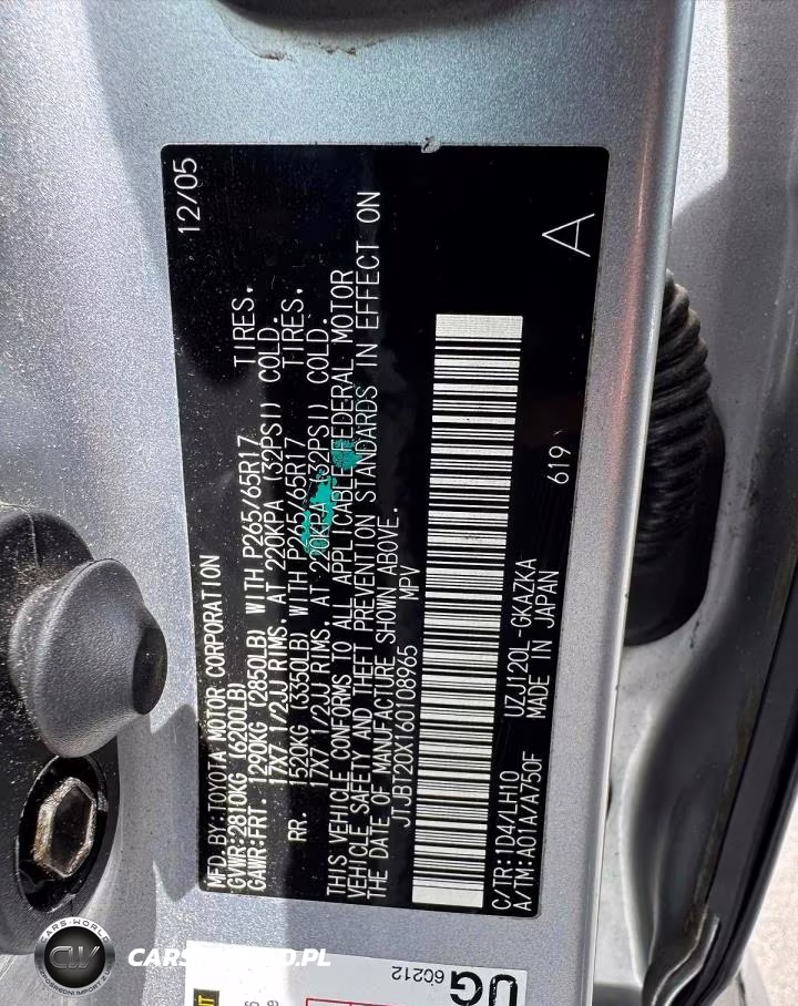 2006 Lexus Gx 470 VIN:JTJBT20X160108965 - 12