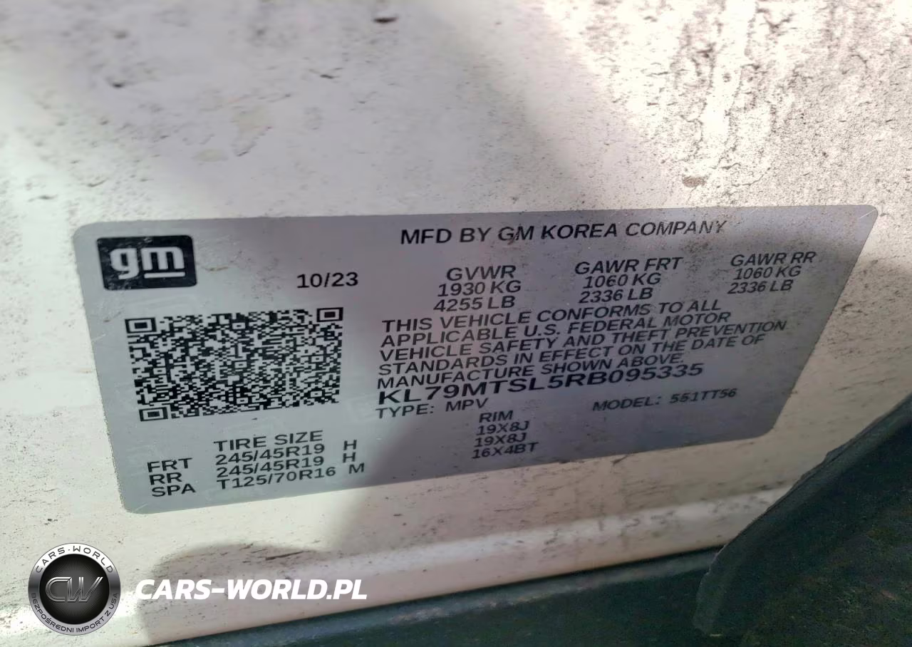 2024 Chevrolet Trailblazer Rs VIN:KL79MTSL5RB095335 - 12