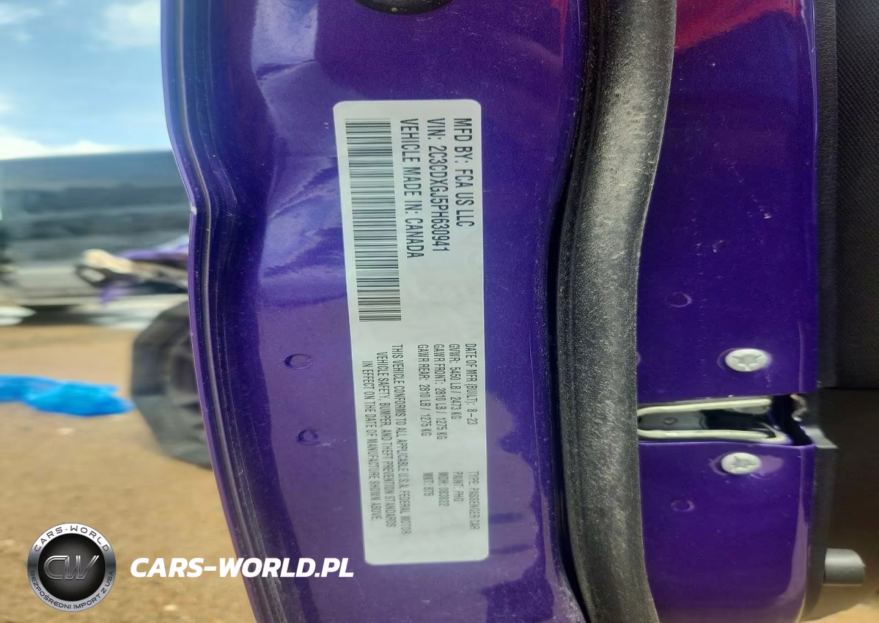 2023 Dodge Charger Scat Pack VIN:2C3CDXGJ5PH630941 - 12