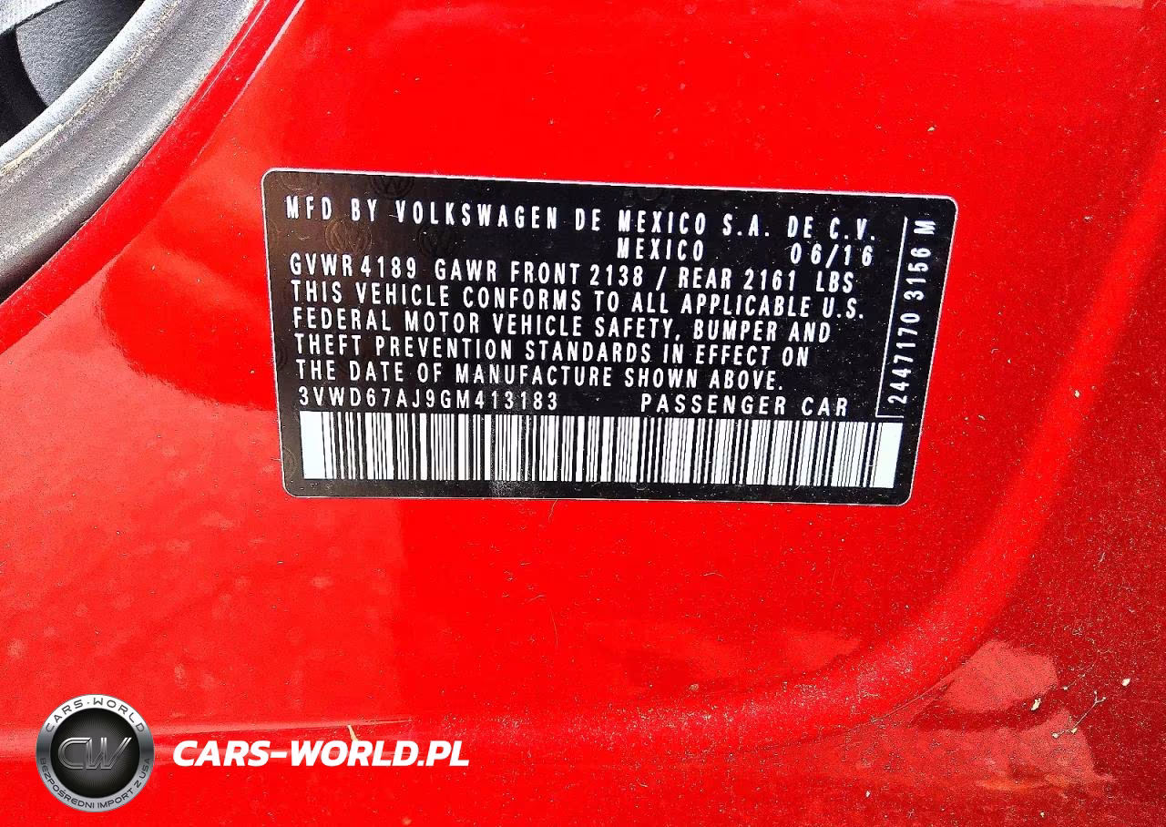 2016 Volkswagen Jetta Se VIN:3VWD67AJ9GM413183 - 7