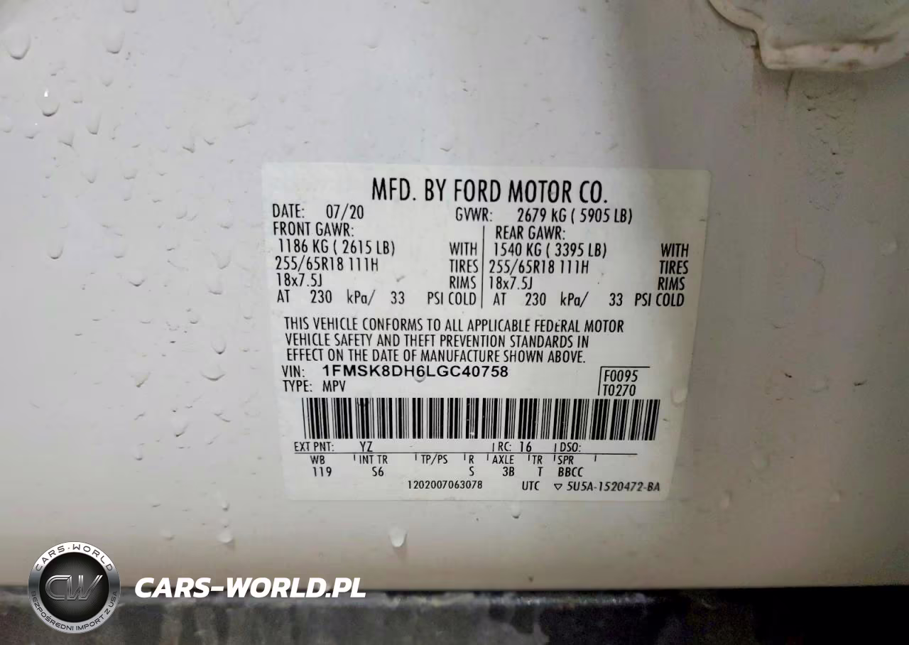 2020 Ford Explorer Xlt VIN:1FMSK8DH6LGC40758 - 13