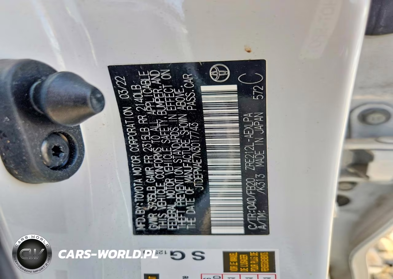2022 Toyota Corolla Le VIN:JTDEPMAE7N3017743 - 12