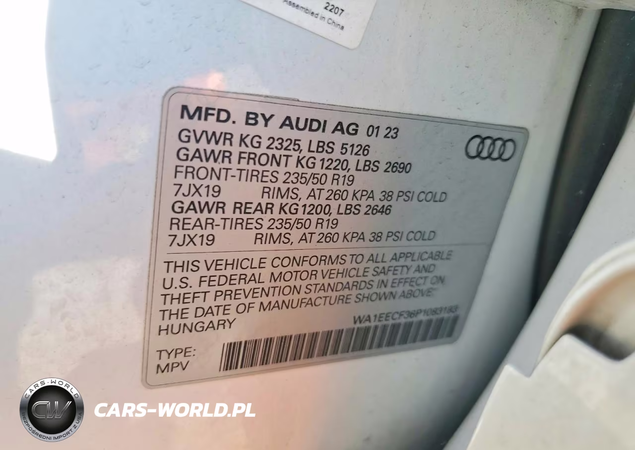 2023 Audi Q3 Premium Plus S Line 45 VIN:WA1EECF36P1083183 - 13