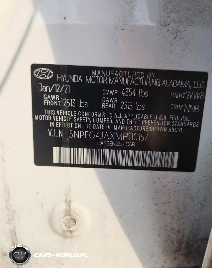 2021 Hyundai Sonata Se VIN:5NPEG4JAXMH110157 - 12