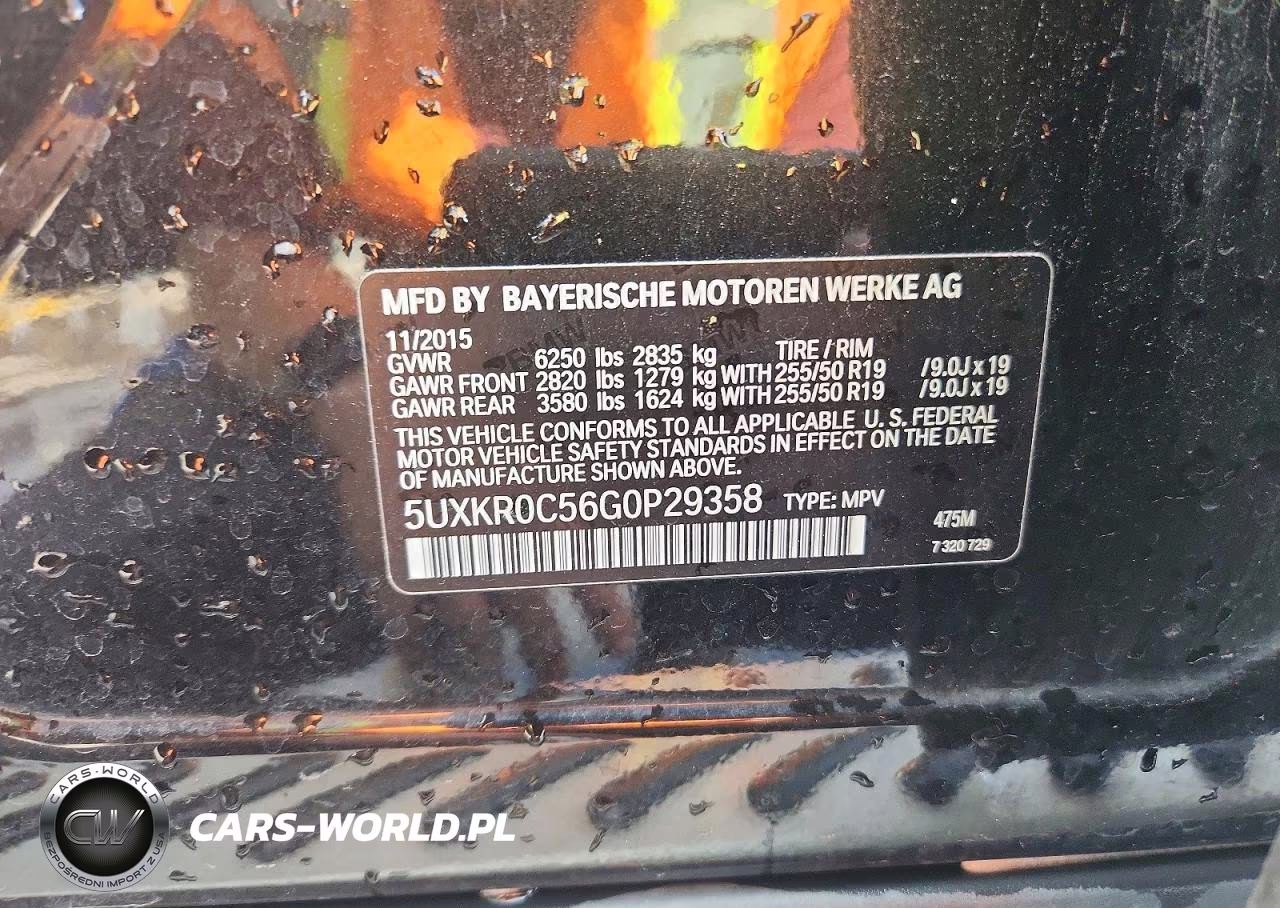 2016 BMW X5 xDrive35I VIN:5UXKR0C56G0P29358 - 14