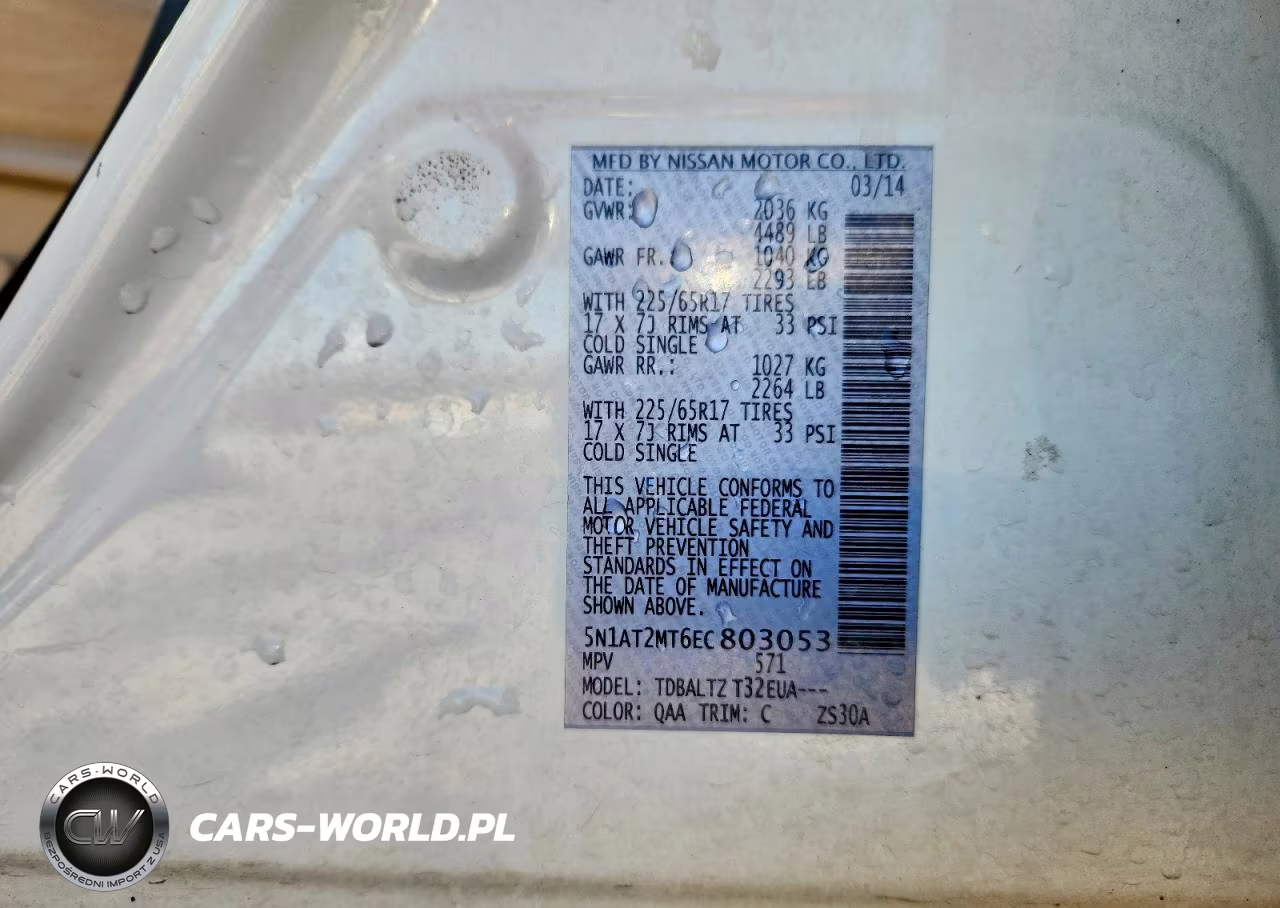 2014 Nissan Rogue Sv VIN:5N1AT2MT6EC803053 - 12
