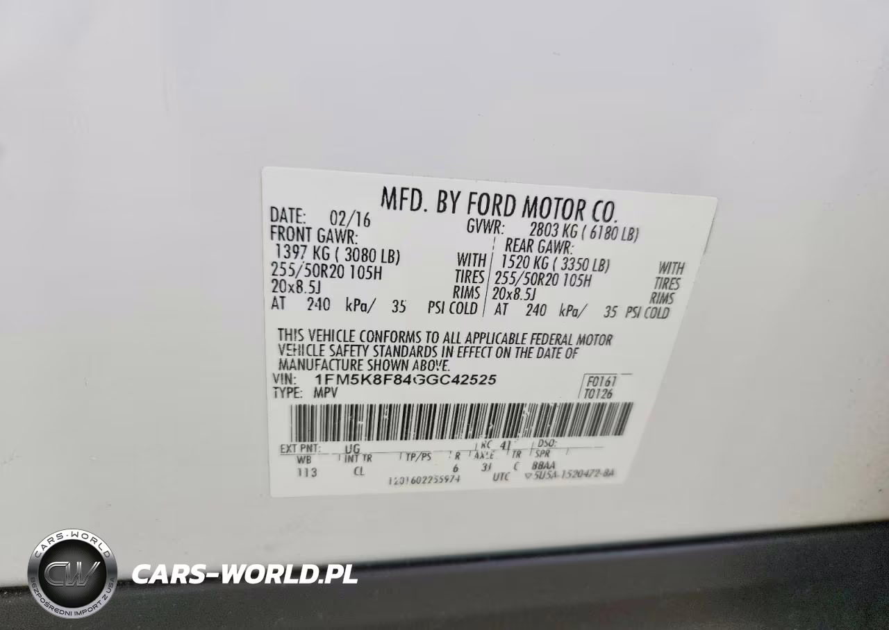 2016 Ford Explorer Limited VIN:1FM5K8F84GGC42525 - 14